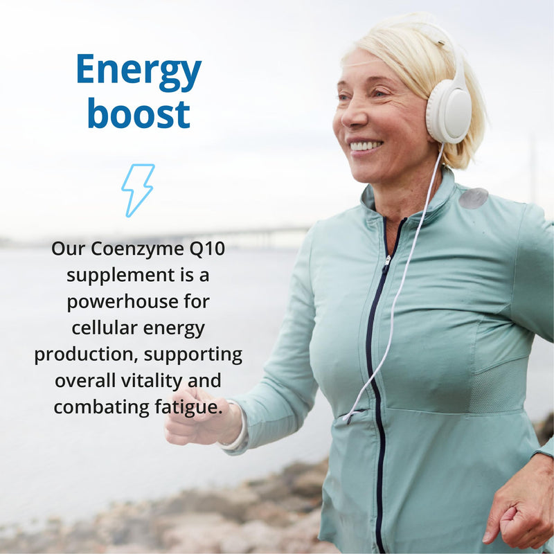 240 Coenzyme Q10 Tablets | 100mg CoQ10 per Serving | High Strength Vegan Supplement | for Heart Health & Energy | 4 Months' Supply – 4x60 Tablets 60 count (Pack of 4)
