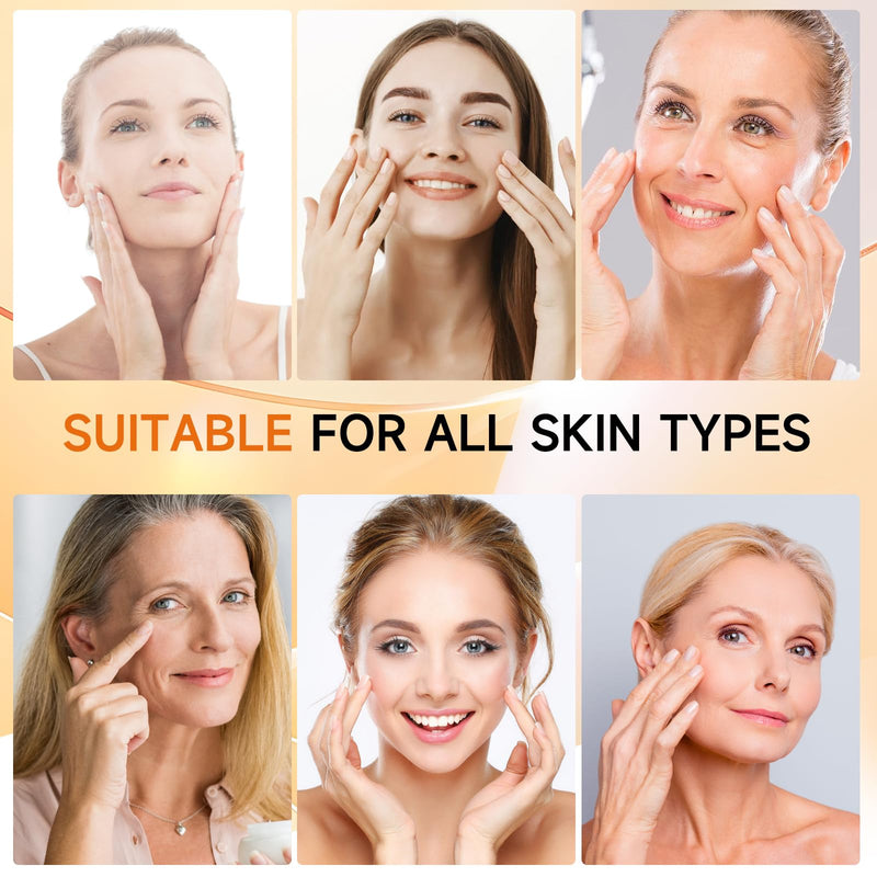 HANYWIL Vitamin C Serum for Mature Skin, 20% Vitamin C Face Serum with Hyaluronic Acid, Dark Spot Remover, Hydrating Skincare for Wrinkle Reduction, Lifting & Firming - 1.7 fl 1.7 Fl Oz (Pack of 1)