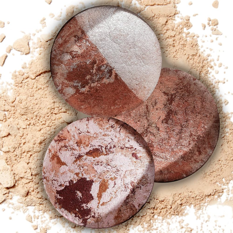 [Australia] - Triple Makeup Palette - Everyday Powder Cream Makeup Palette - Includes Face, Blush, Eyeshadow - Built-in Mirror, Easy to Use, Suitable for All Skin Types 