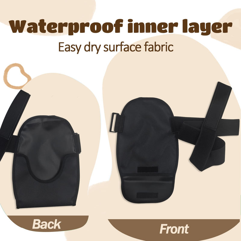 [Australia] - Ostomy Bag Covers,9.45 x 7.48 inch Waterproof Colostomy Bag covers with Adjustable Elastic Fixation Band,Hold Ostomy Pouch Men Women Ostomy Supplies 