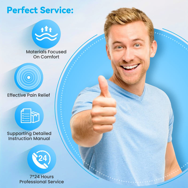 Hernia Belts for Men,Medical Hernia Guard Inguinal Truss for Single/Double,Sports Hernia Adjustable Waist Strap with 2 Removable Compression Pads (Medium) Medium