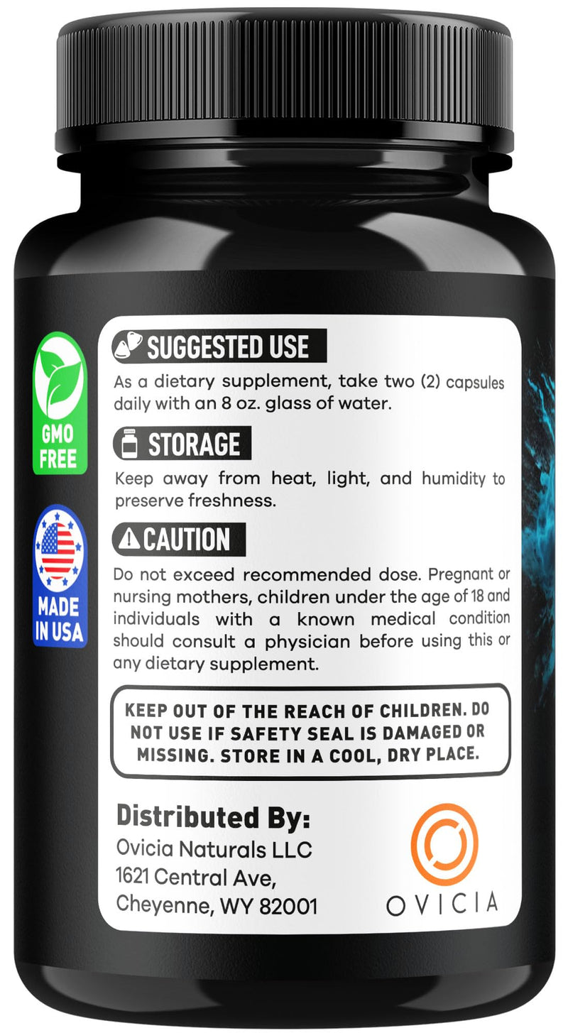 (2 Pack) IQ Blast Plus - IQBlast Plus Capsules Support Advanced Formula Reviews, IQBlastPlus Pills Natural Ingredients Memory Support Daily Vitamins for Health and Wellness, 120 Capsules for 2 Months