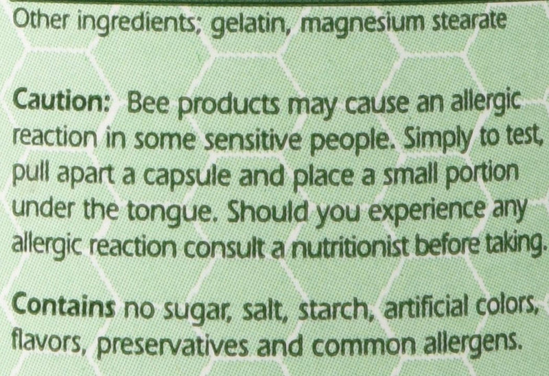 [Australia] - Y.S. ECO Bee Farms 100% Pure Bee Pollen 1,000mg- 200 Capsules 