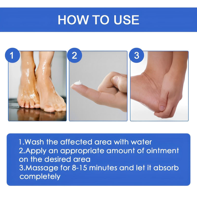 [Australia] - Pack of 3 heel ointment, heel soothing ointment, heel spur cream with, cream against heel spurs, heel cream, deep penetration, quick absorption, joint soothing, foot care, heel pain cream 