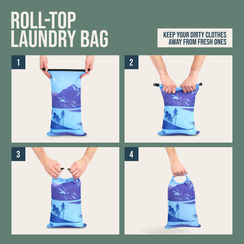 TRIPPED Travel Gear Large Compression Packing Cubes 7-Piece Set for Travel Getaways