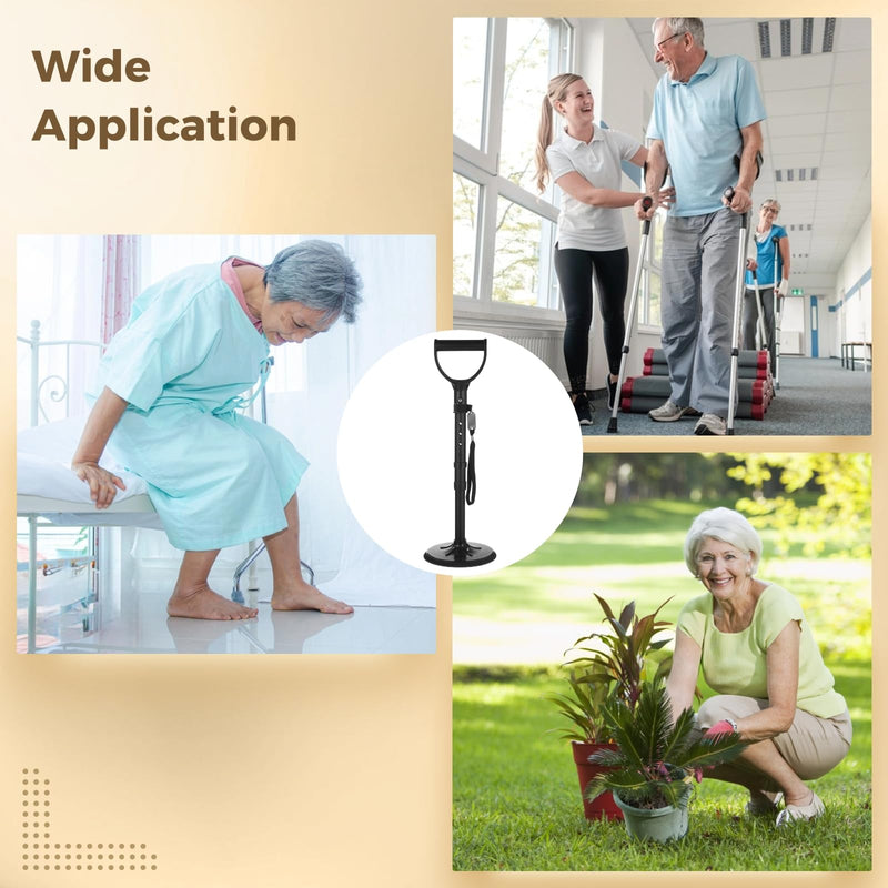 [Australia] - 5 Levels Adjustable Standing Assist Device, Elderly Stand up Helper, Help Getting up from Floors, Senior Standing Aid Mobility Support 17-21 Inch 