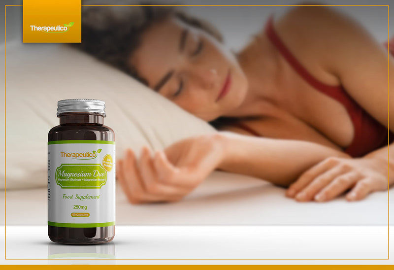 Magnesium Glycinate & Magnesium Malate Blend | High Strength | 250mg | 60 Veg Capsules | Premium Quality | Made in UK | Vegan | Magnesium Duo