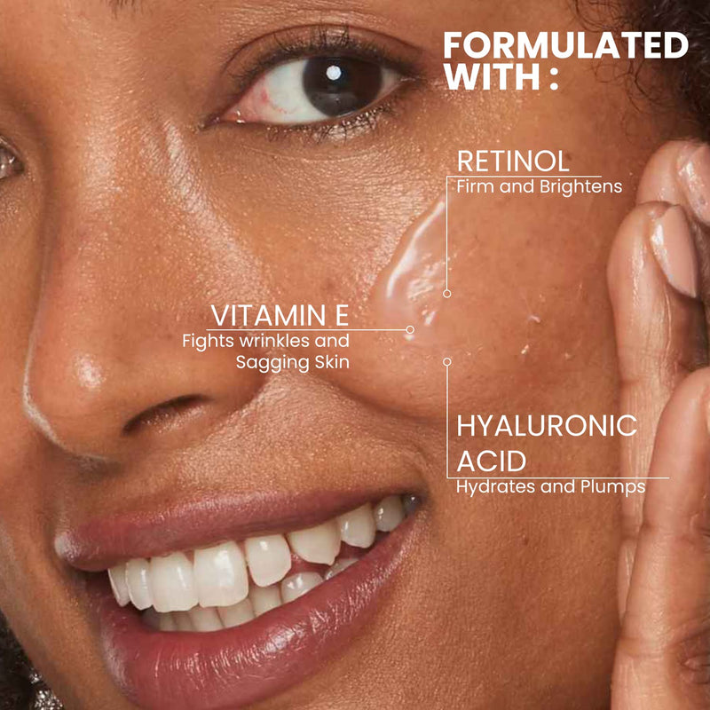 Kleem Retinol Serum 2.5% for Face Anti-Aging Serum with Hyaluronic Acid to Minimize Wrinkles. Improves Sun Damaged Skin and Fades Uneven Skin Tones - Vitamin A Serum (1oz)