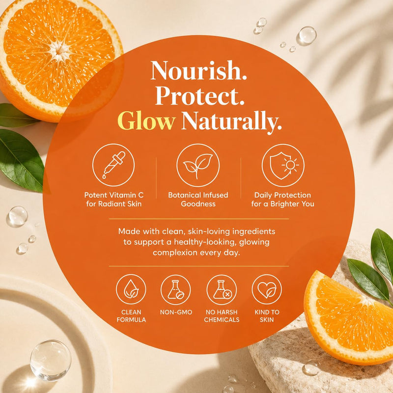 AuraLife Vitamin C Face Serum with Hyaluronic Acid, Vitamin E & Aloe Vera – Brightening & Hydrating Facial Serum for Dark Spots, Fine Lines, Wrinkles & Uneven Skin Tone – 1 Fl Oz (Facial Serum)