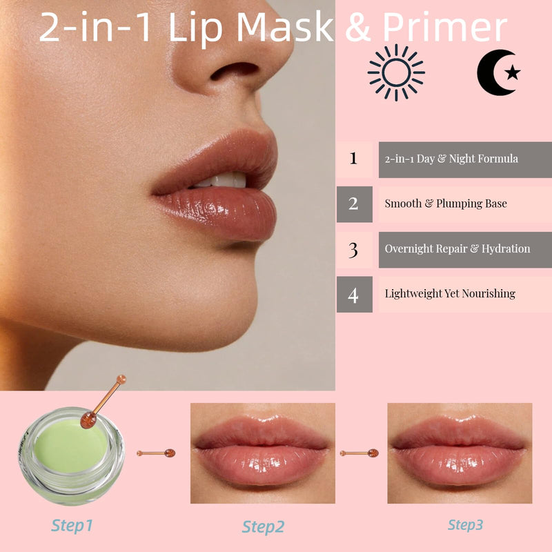 4PCS Bee Lip Balm Honey & Vitamin E Pot Moisturizing Sleep Lip Mask | Overnight Lip Mask with Sticks, Reduce Lip Lines, Prevention Dry and Cracked Scrubs, Bulk Gifts for Women Honey, Strawberry, Watermelon, Apple