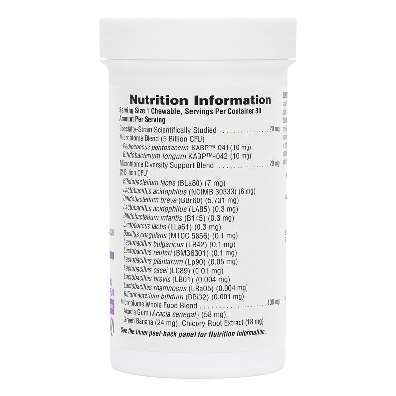 NaturesPlus GI NUTRA Pro Bio Kids Chewable Tablets - 7 Billion Probiotics with 16 Live Strains, L Acidophilus, B. Longum and Prebiotics Fibre Complex - Vegan, Gluten Free, Berry Flavour - 30 Tablets