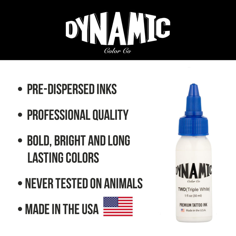 [Australia] - Dynamic Color Co Triple White Ink Bottle 1oz 