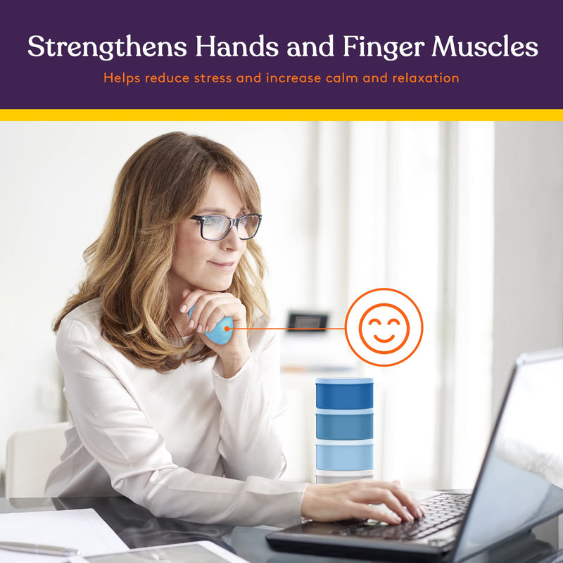 [Australia] - Special Supplies Therapy Putty for Kids and Adults - Resistive Hand Exercise Stress Relief Therapy Putty Kit, Set of 4 Strengths, Three Ounces of Each Putty 