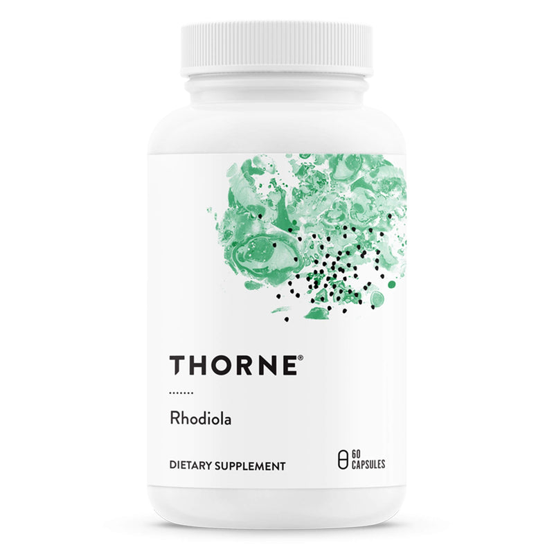 THORNE - Adaptogen & Adrenal Support Bundle - Natural Solutions for Coping with Stress - Rhodiola and Adrenal Cortex - 60 Servings