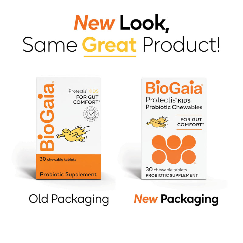 BioGaia Probiotic Chewable Tablets, Box Simple and Easy Way To Promote Digestive and Immune Health, 30 Count