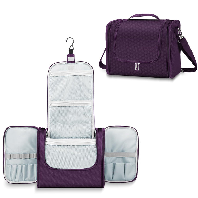 Large Toiletry Bag Purple and XL Purple