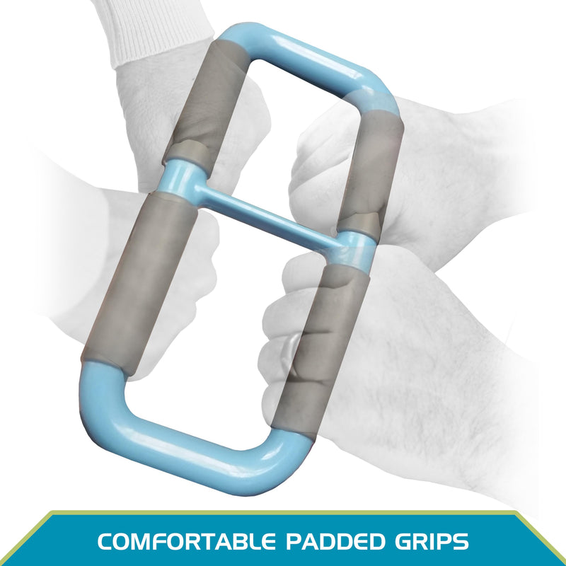 [Australia] - Stander Handy Handle, Lift Assist Device for Elderly and Disabled, Patient Standing Aid for Handicapped, Blue with Rubber Grip 