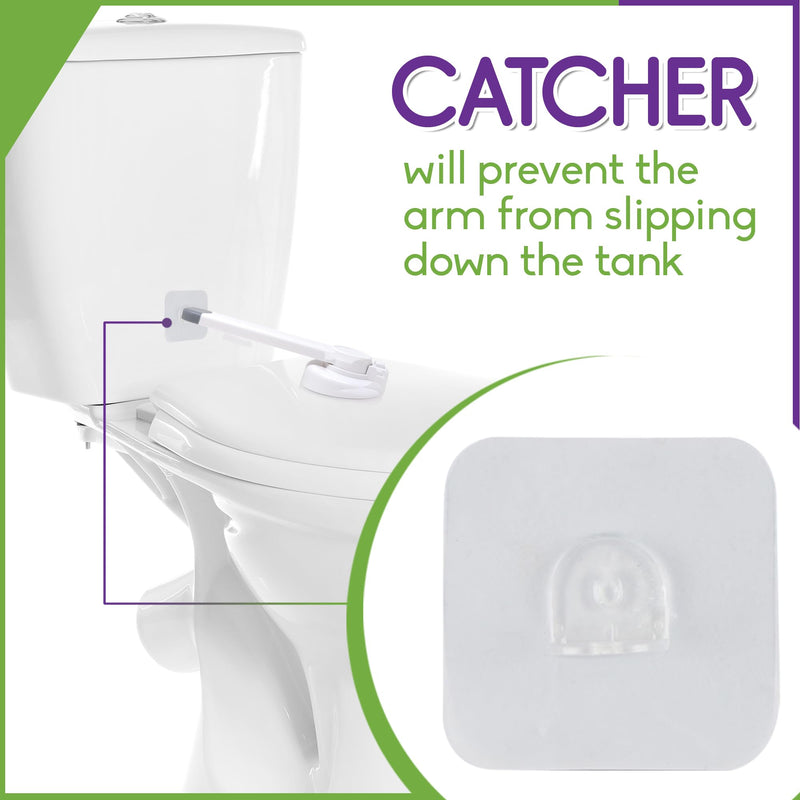 [Australia] - Child Safety Toilet Seat Lock - Easy to Install and Use Toilet Lock, Baby Proof Your Bathroom - Easy Install No Tools Needed - Fits Most Toilets - 1 Pack 