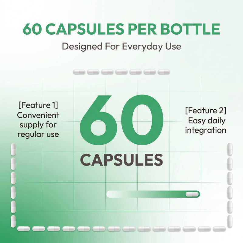Biotina Max Colageno Capsulas - Biotin & Collagen Complex with Vitamins, Daily Beauty & Wellness Formula, Hair & Skin Care Supplement - 60 Capsules