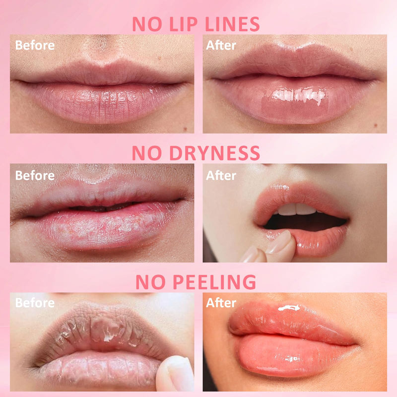 DMSKY 12 PCS Bee Lip Balm Honey Pot, Bulk Propolis Lip Mask 6 Flavors | Lip Sleeping Mask for Dry & Cracked Lips, Deeply Moisturizes with Beeswax & Vitamin E, Skincare Gifts for Women Girls 2*Strawberry & Green Apple & Peach & Lemon & Honey & Grape