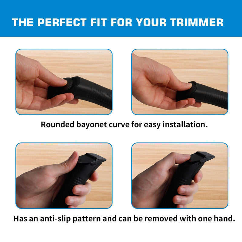 CR8GR8 Professional Guide Comb Fit Cutting Guider for Manscaped 3.0,4 Pack 8 Cutting Lengths from 1/8"-1/2" Inch Fit The Lawn Mower 3.0 Groin Hair Trimmer
