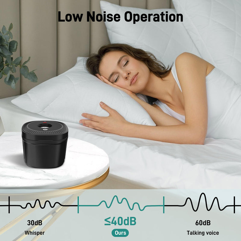 [Australia] - Ultrasonic Retainer Cleaner, Dental Cleaning Pod with U-V Lights, 45kHz Retainer Cleaner Machine for Dentures, Toothbrush Heads, Jewelry, Aligner, Night Mouth Guards (Black) Black 