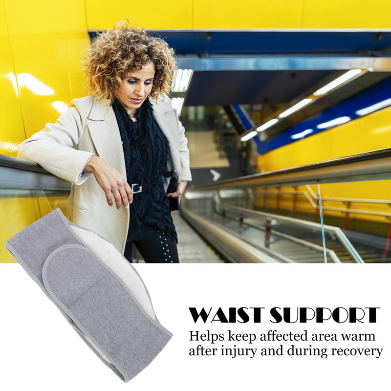 [Australia] - Healifty Kidney Warmer Kidney Protection Back Warmer Heat Belt Elastic Belly Waist Support Size L L (Pack of 1) 