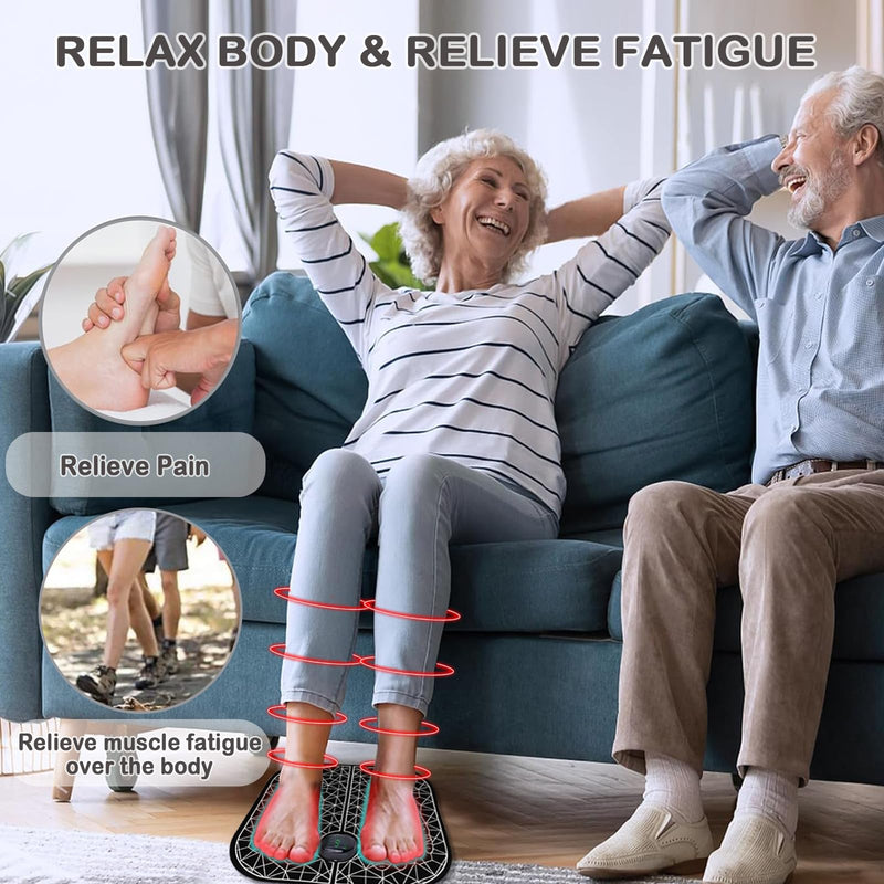TENS& PMS, Transcutaneous Electric Nerve Stimulation, EMS Foot Massage for Muscle Relaxation and Pain Relief