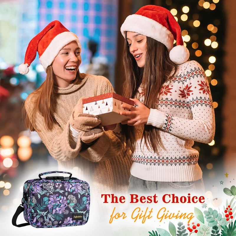 [Australia] - Smell Proof Bag with Combination Lock Odor Proof Bag Lockable Set, Smoking Tobacco Pipe Accessories Carbon Lining Durable Organizer Medicine Bags Odorless Pouch Great Gifts for Women(Purple) Purple 