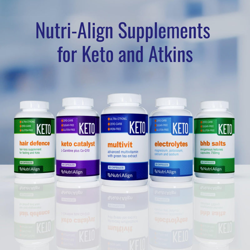 Nutri-Align Hair Defence Biotin Complex | 90 Capsules - High Strength Biotin Hair Vitamins for Hair Loss | Hair Growth Biotin Supplements - 2500mcg per Capsule | Vitamin A, Folic Acid & Calcium