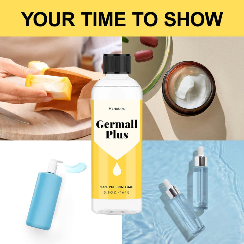 [Australia] - 5.8 oz Liquid Germall Plus Preservative, Oil Soluble Natural Preservative, Germall Plus Suitable for Making Soap, Conditioners, Lotion, Creams and More 
