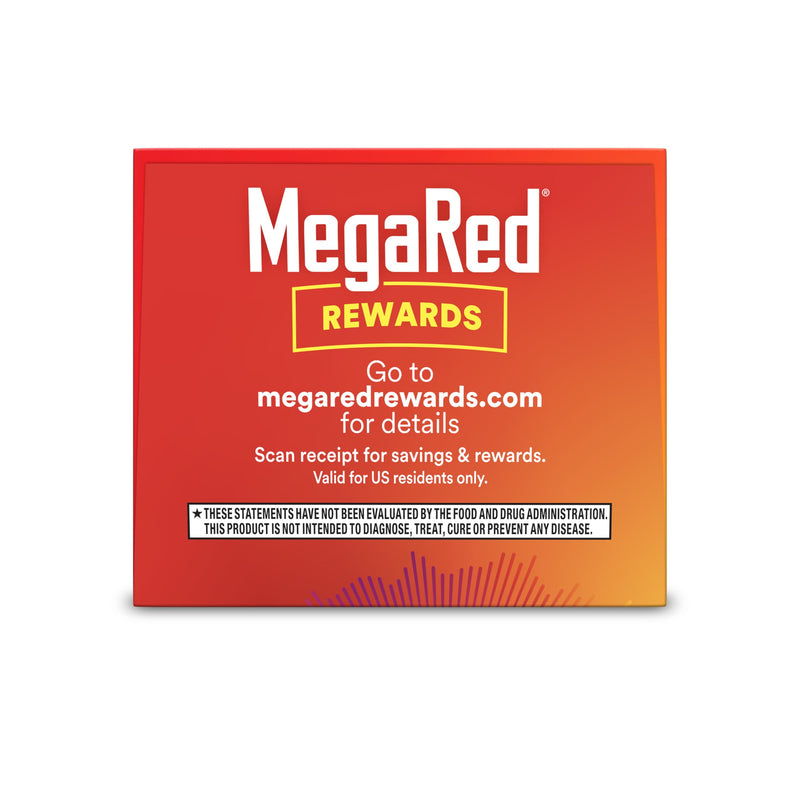 MegaRed Antarctic Krill Oil 1000mg, Omega 3 Fatty Acid Supplement, Ultra Concentrate EPA & DHA Softgels, Antioxidant Astaxanthin, Heart Health Supplement with No Fish Oil Aftertaste, 60ct | Antioxidant Astaxanthin, Phospholipids, EPA & DHA, Heart Suppo...