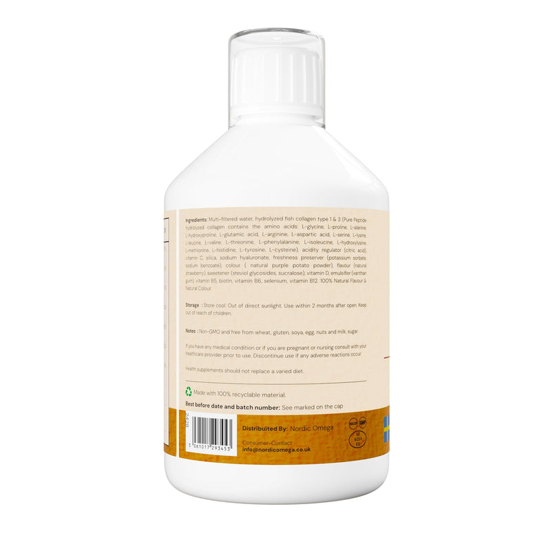 Marine Collagen Berry, 500ml, 2.2, 10000mg, Sugar Free (1) 1