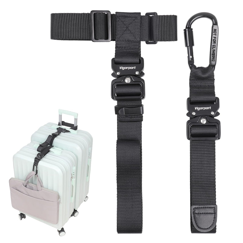 Utility Straps with Quick Release Buckle Outdoor Sports-4 Pack, Luggage Straps, Straps for Suitcase, Bag Straps for Luggage
