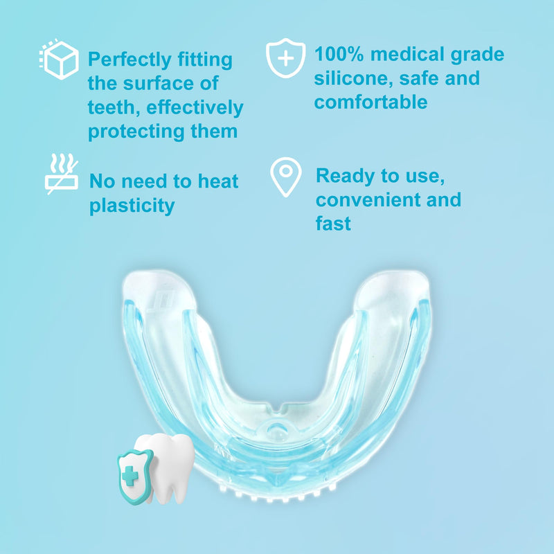 [Australia] - Orthodontic Mouth Guard for Sports,Hockey,Football,Baseball,Boxing,Braces Mouth Guard, Adult & Youth Teeth Braces,Medical Silicone M-NORMAL 