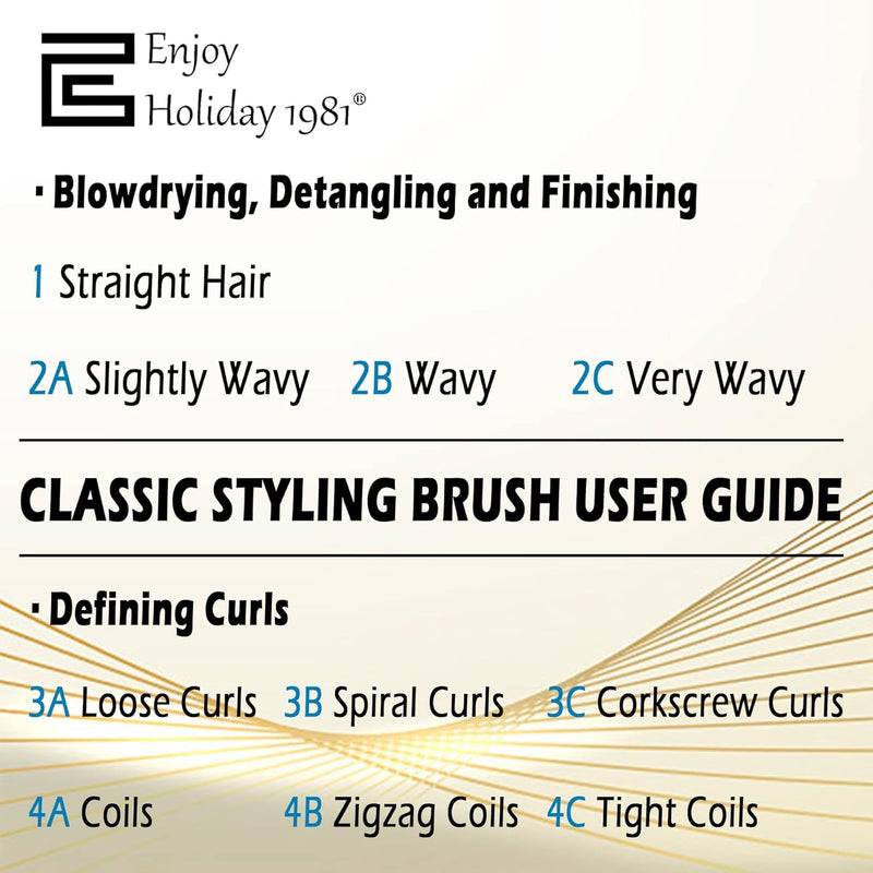 2 PCS Hair Brush for Women Men 7 Row 5 Row Curly Wet or Dry Hair Classic Styling Brushes for Natural Thick Hair, Blow Separating, Shaping Defining Curls Tools Travel Bristle Black Hairbrush Black 9 Row and 5 Row