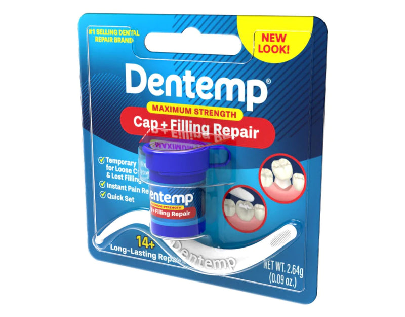 [Australia] - Dentemp Maximum Strength Lost Fillings and Loose Caps Repair, Pack of 6 
