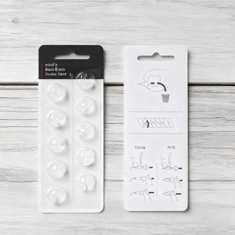 Hearing Aid Domes for Oticon Replacements,Biluer 20 PCS 8mm Oticon Hearing Aid Domes Self Replaceable Hearing Aid Earplugs Suitable for Power Minifit
