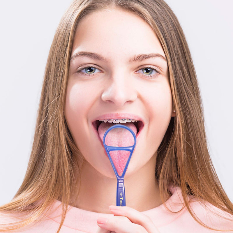 [Australia] - Tongue Scraper Cleaner - the Tongue Cleaner - End Bad Breath and Freshens Breath - Eliminate Bad Breath - Bad Breath Treatment (Color May Vary) Colors Will Vary 