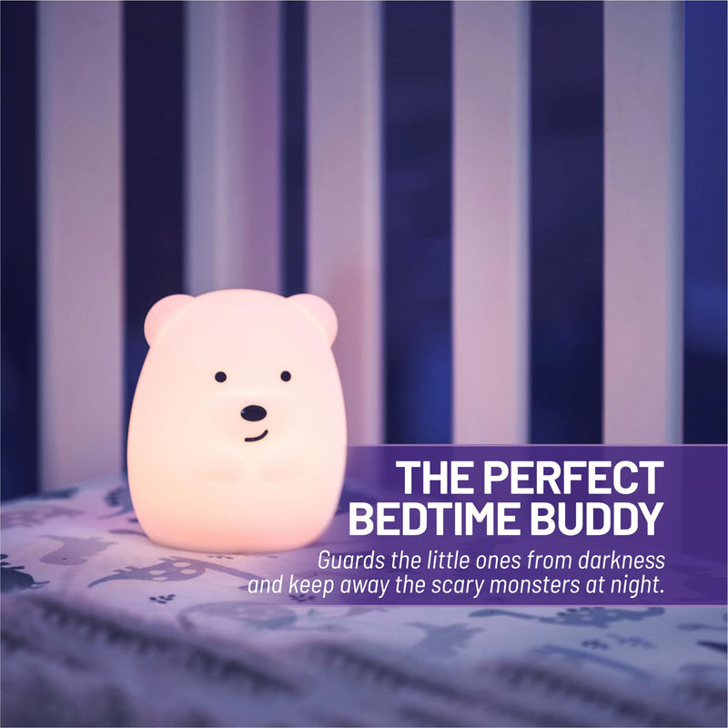 [Australia] - Lumipets, Night Light Kids, Kids Lamp, Kids Night Light, Baby Night Light, Toddler Night Light, Cute Night Light, Bear Night Light for Girls, Nightlight for Kids Room, Rechargeable Battery Junior Bear 
