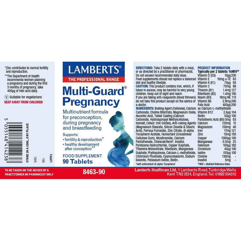 Lamberts Multi-Guard Pregnancy 90 Tablets