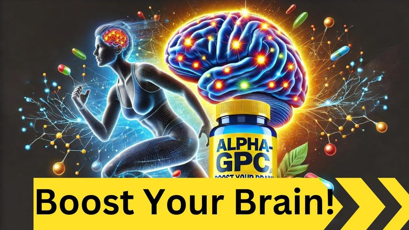 VITA PHARMA Alpha-Gpc 600mg 120 Capsules, Memory & Cognitive Function, Mental Focus & Clarity, Brain Health, Mental Performance