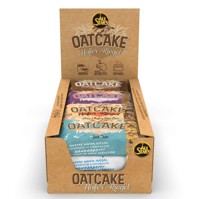 [Australia] - All Stars Oatcake oat bar mix box I 12 energy bars 80g each I protein bar with oat flakes & high-quality carbohydrates I sweet muesli bar super filling 