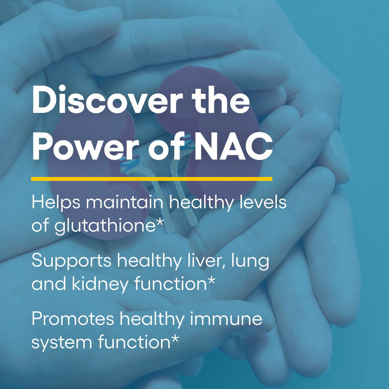 [Australia] - Natural Factors N-Acetyl-L-Cysteine 500 mg, Superior Antioxidant Support for Respiratory & Immune Systems, 90 Capsules 