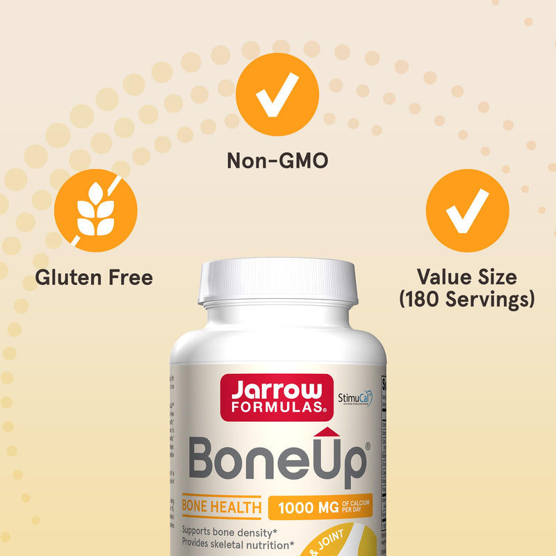 [Australia] - Jarrow Formulas BoneUp for Bone Density - Vitamin D3 and K2, Calcium Support, 240 Capsules, Promotes Skeletal Nutrition, Up to 40 Days Supply Unflavored 240 Count (Pack of 1) 