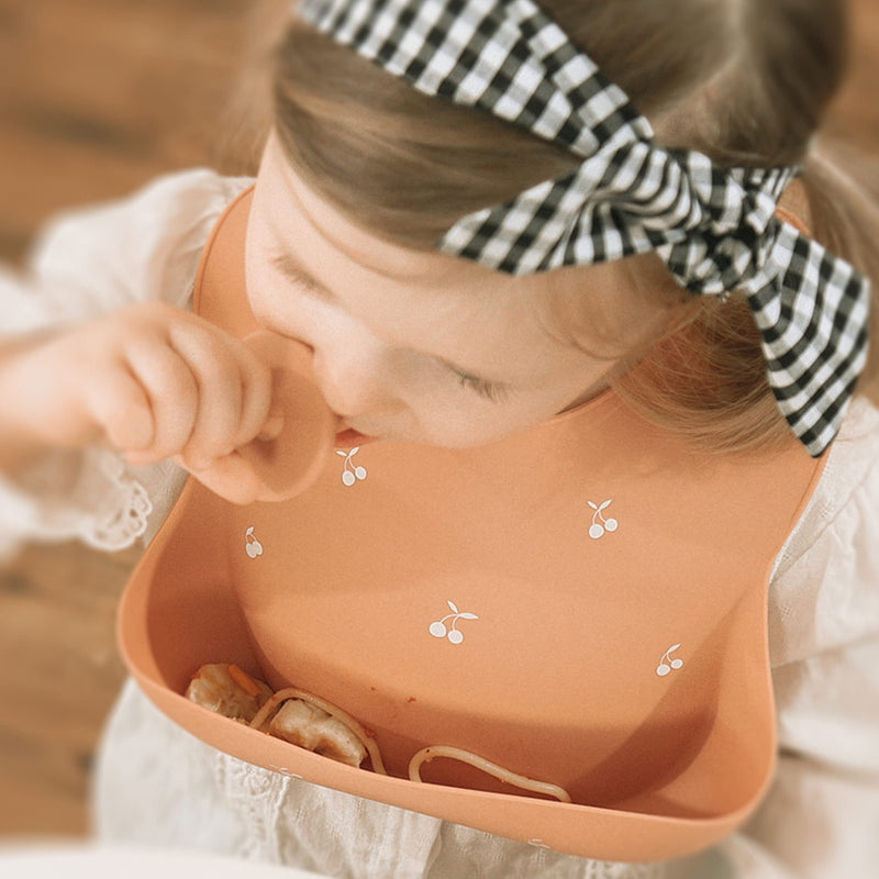[Australia] - Moonkie Silicone Baby Bibs Set Of 2 | BPA Free Waterproof | Soft Durable Adjustable Silicone Bibs for Babies & Toddlers(Ether/Sage) A-ether/Sage 