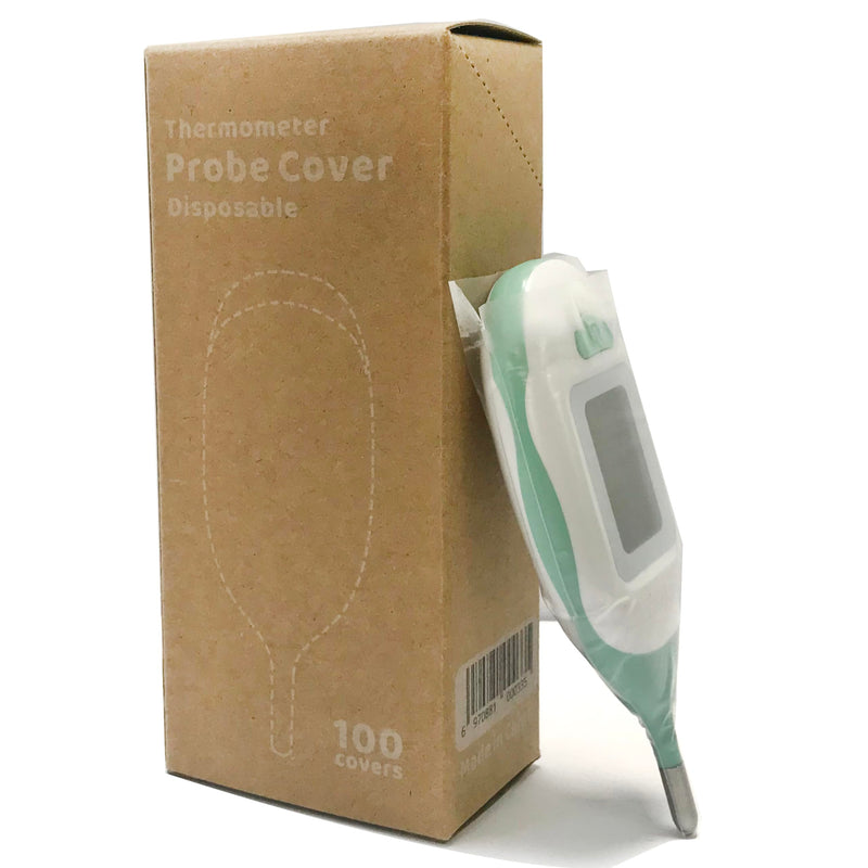 [Australia] - Disposable Cover for Rectal Thermometers - Special for Large Display & Short Probe Baby/Pet Rectal Thermometers (Covers -100 pcs) 