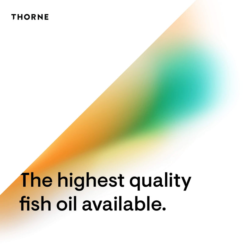 [Australia] - THORNE Omega-3 with CoQ10 - Omega-3 Fatty Acids Supplement with CoQ10 - EPA and DHA - 90 Gelcaps 