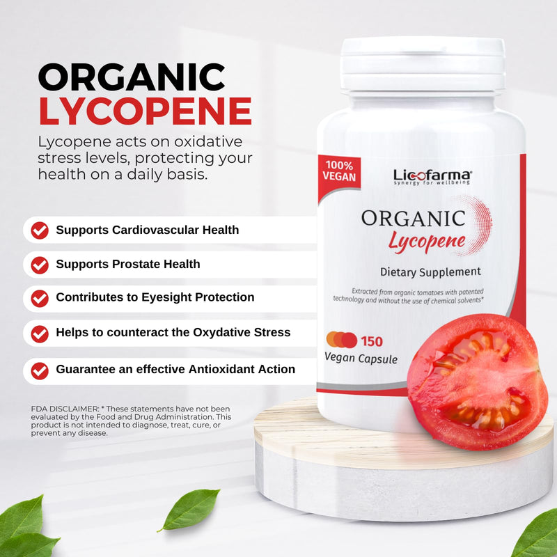 [Australia] - Organic Lycopene | Antioxidant Natural Supplement | with Organic Lycopene from Tomato | 150 Capsule Pack 