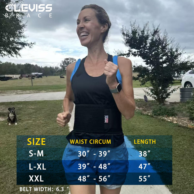 Umbilical Hernia Belt - Ergonomic Abdominal Binder Adjustable Truss Support with 2 Compression Pads for Naval, Ventral, Incisional, Epigastric, Belly Button Hernias, Pre Post Surgery(Black S-M) Black